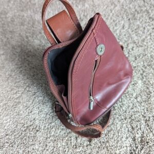 Vintage Elegant Brown Leather Women's Bag
